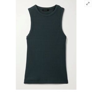 NWOT Goldsign ribbed tank. Navy. Size S.